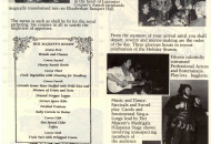 Dinner with the Queen Mt Hope Inside