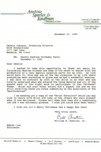 Anstine Surprise Birthday ty letter 92