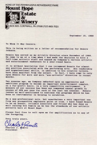 Romito Recommendation Letter